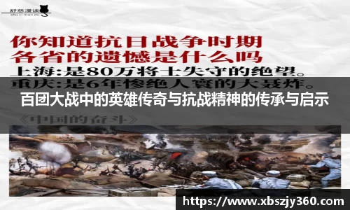百团大战中的英雄传奇与抗战精神的传承与启示